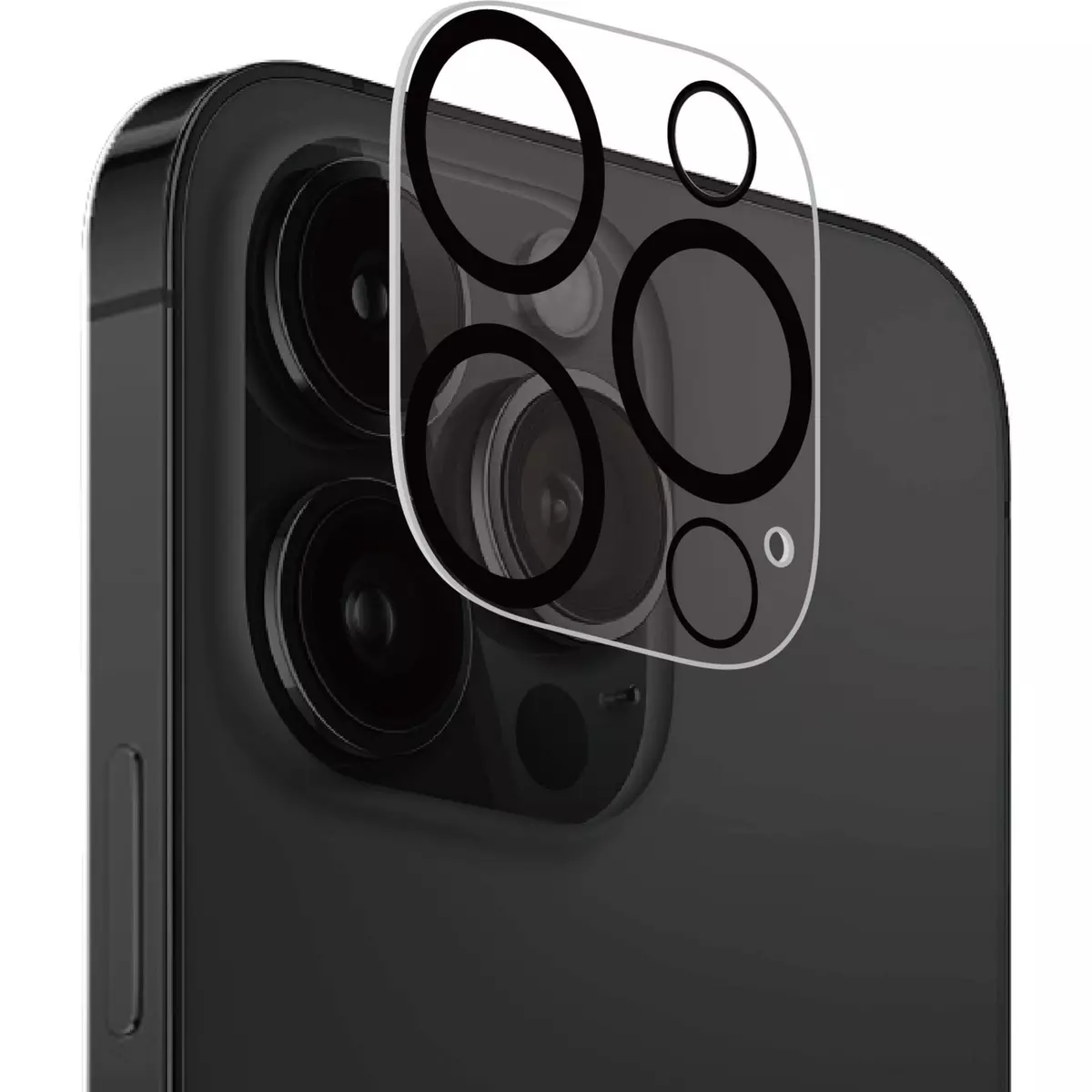 QILIVE Verre trempé pour iPhone 15 Pro/Pro Max - Transparent pas