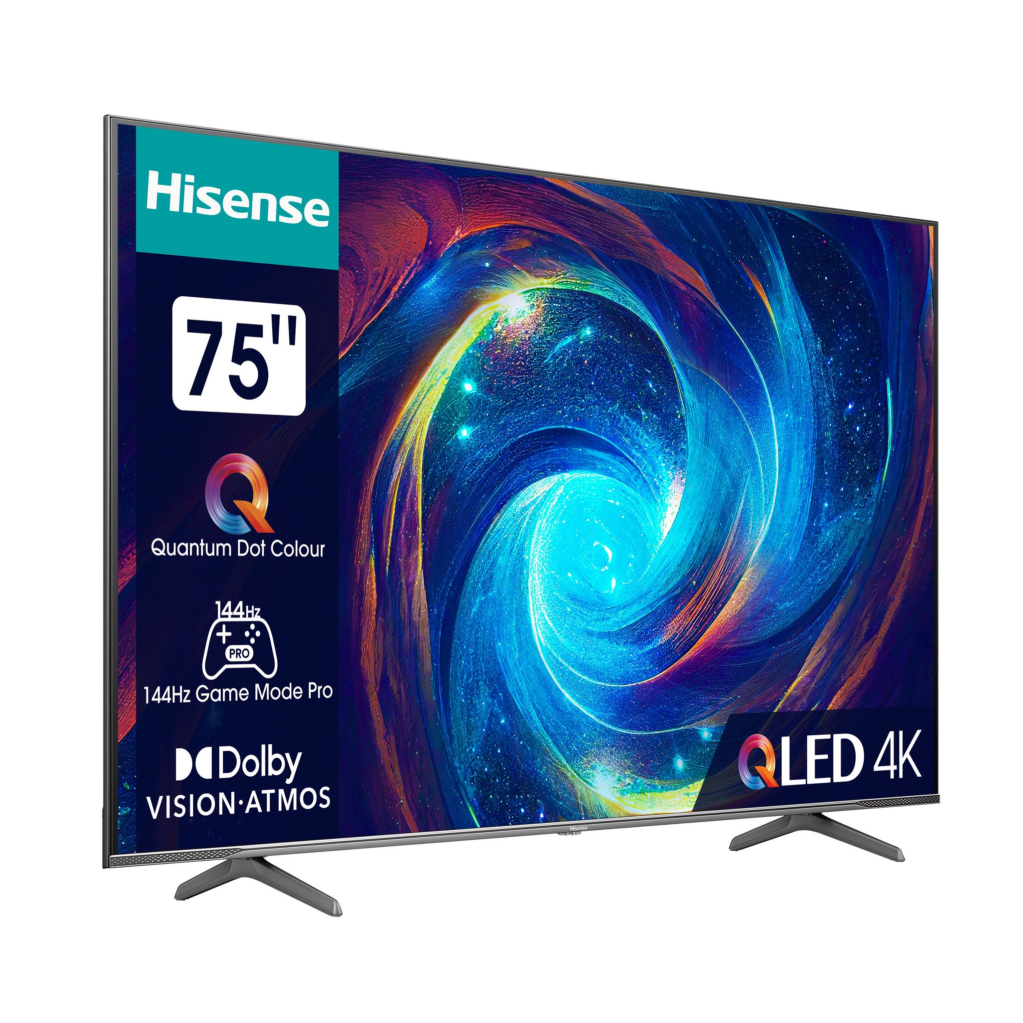 Voir la diapositive 3 : HISENSE 75E7K PRO 2023 TV QLED & Direct LED Ultra HD 164 cm Smart TV