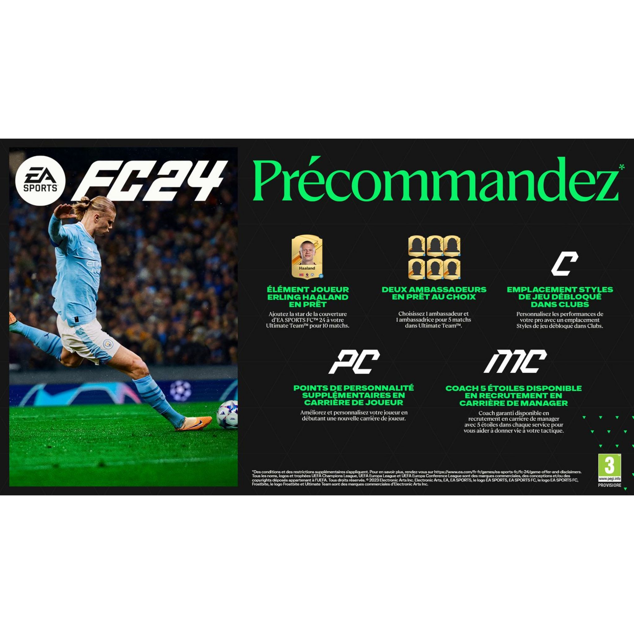 Voir la diapositive 2 : EA Sports FC 24 Edition standard PS5