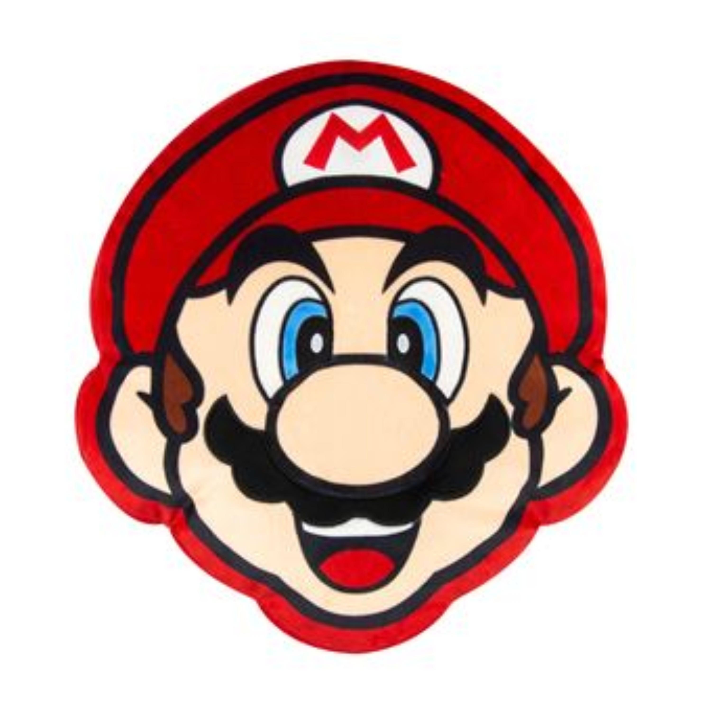 WTT Coussin Nintendo Tête De Mario 40 cm