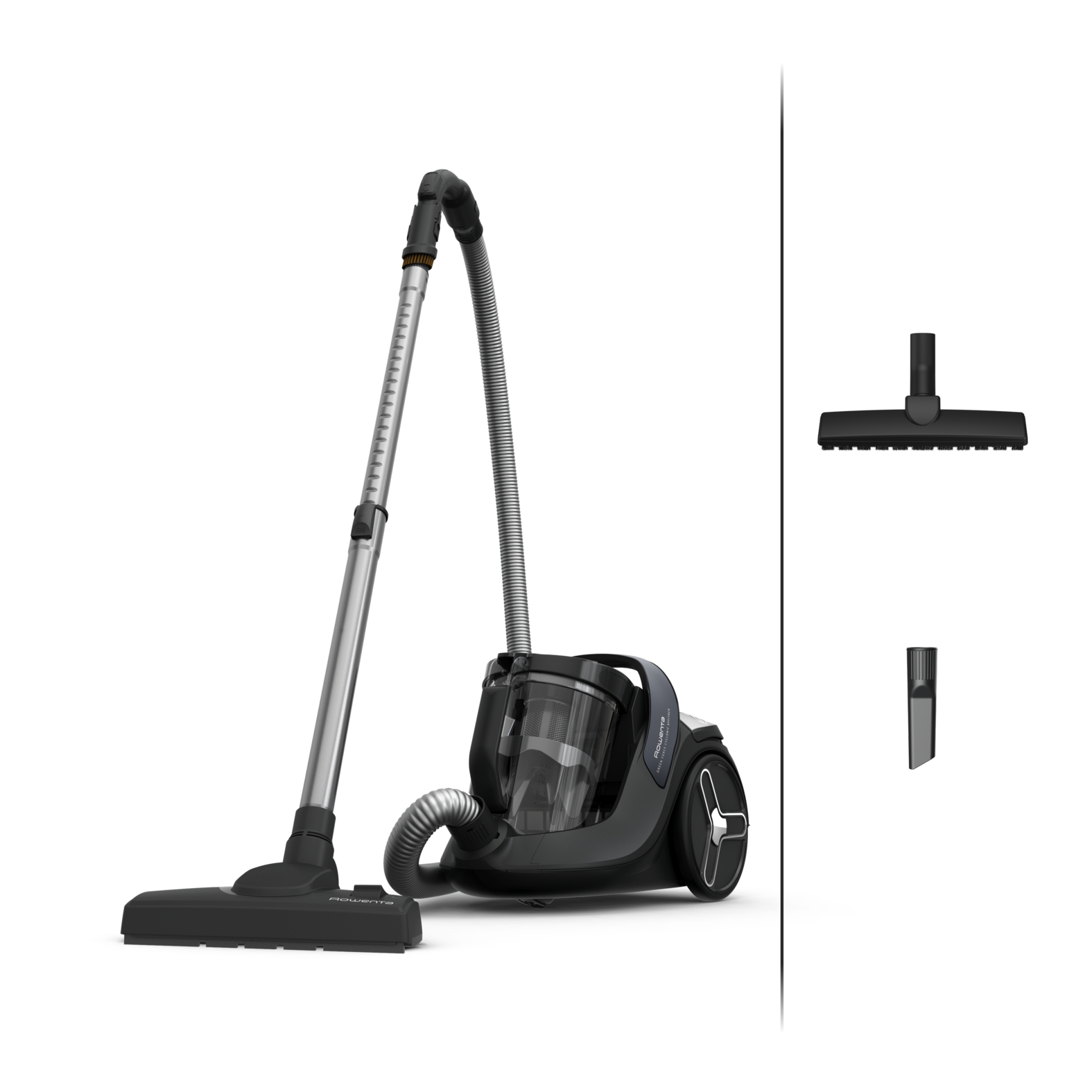 Voir la diapositive 2 : ROWENTA Aspirateur traîneau sans sac RO7C36EA - Noir