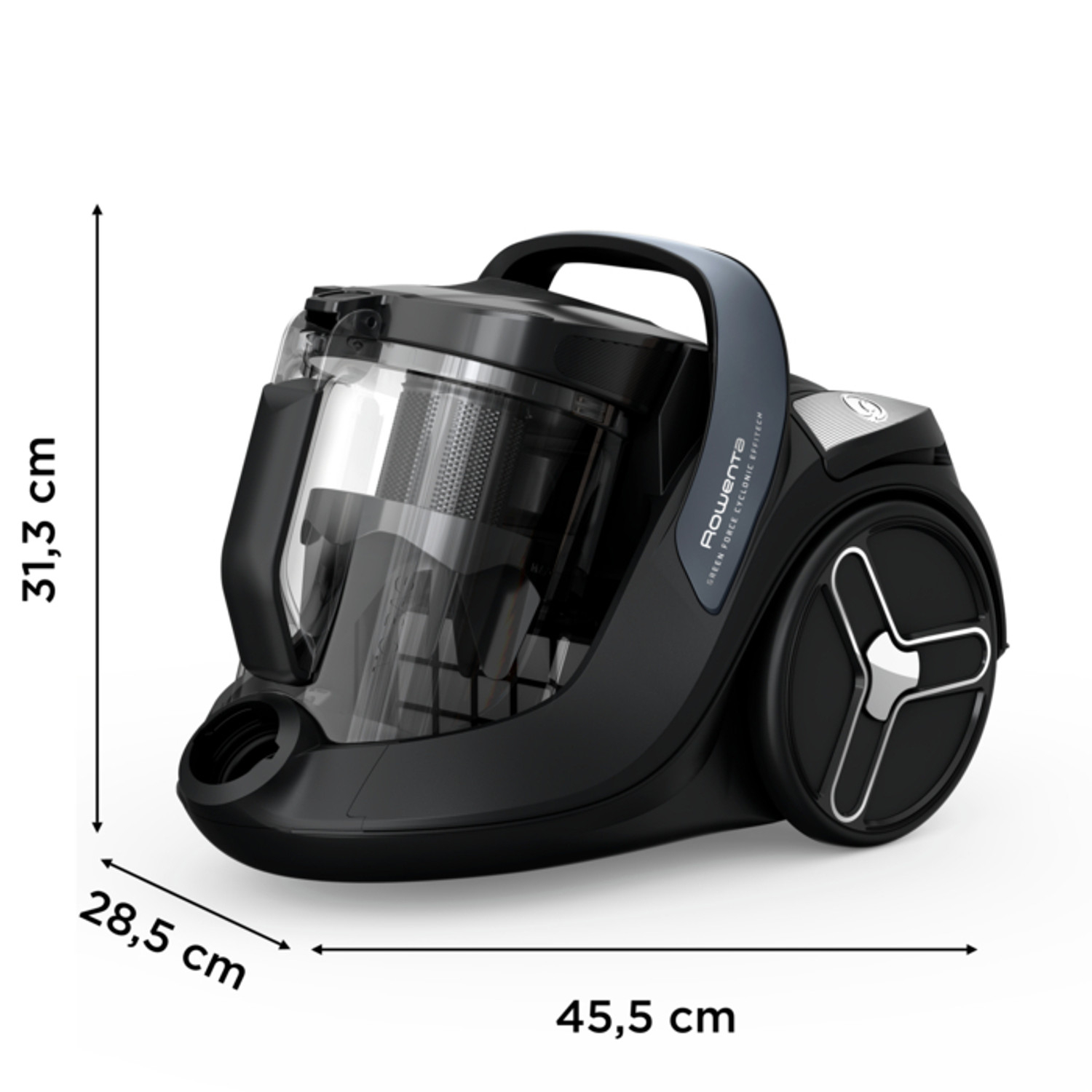 Voir la diapositive 8 : ROWENTA Aspirateur traîneau sans sac RO7C36EA - Noir