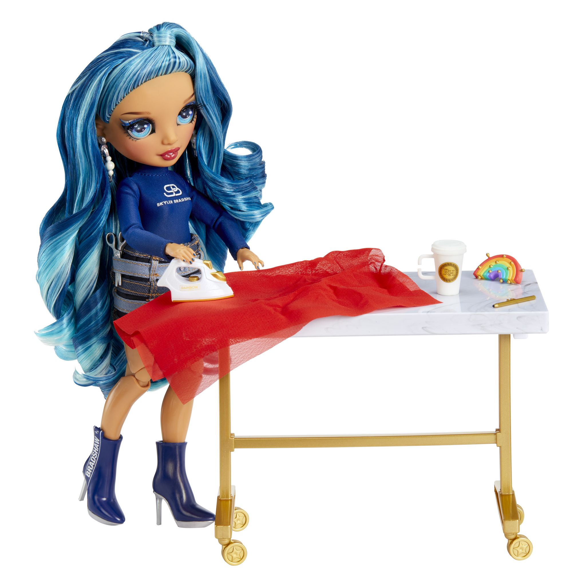 Voir la diapositive 2 : MGA Coffret Studio Rainbow High Dream and Design Fashion + Skyler