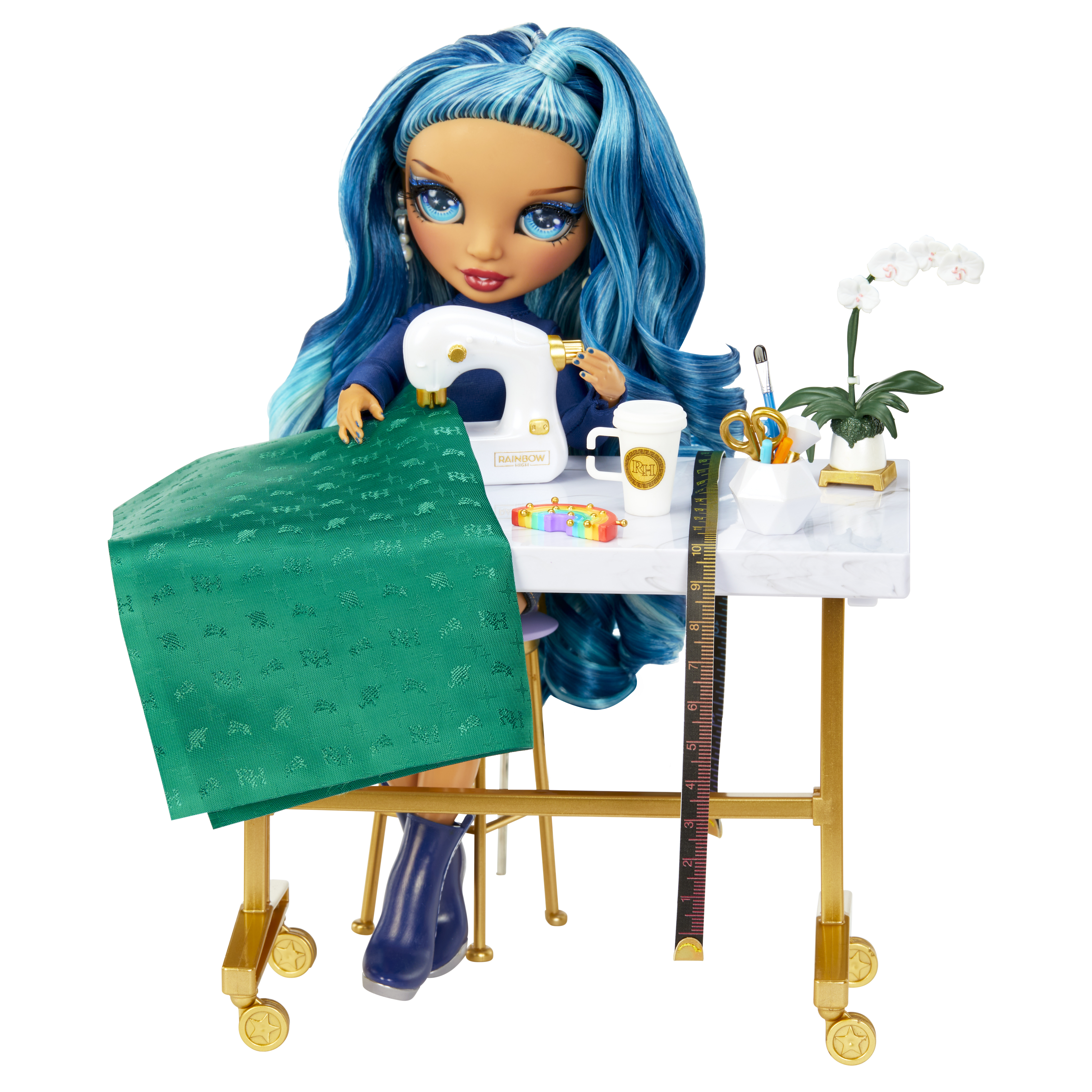 Voir la diapositive 3 : MGA Coffret Studio Rainbow High Dream and Design Fashion + Skyler