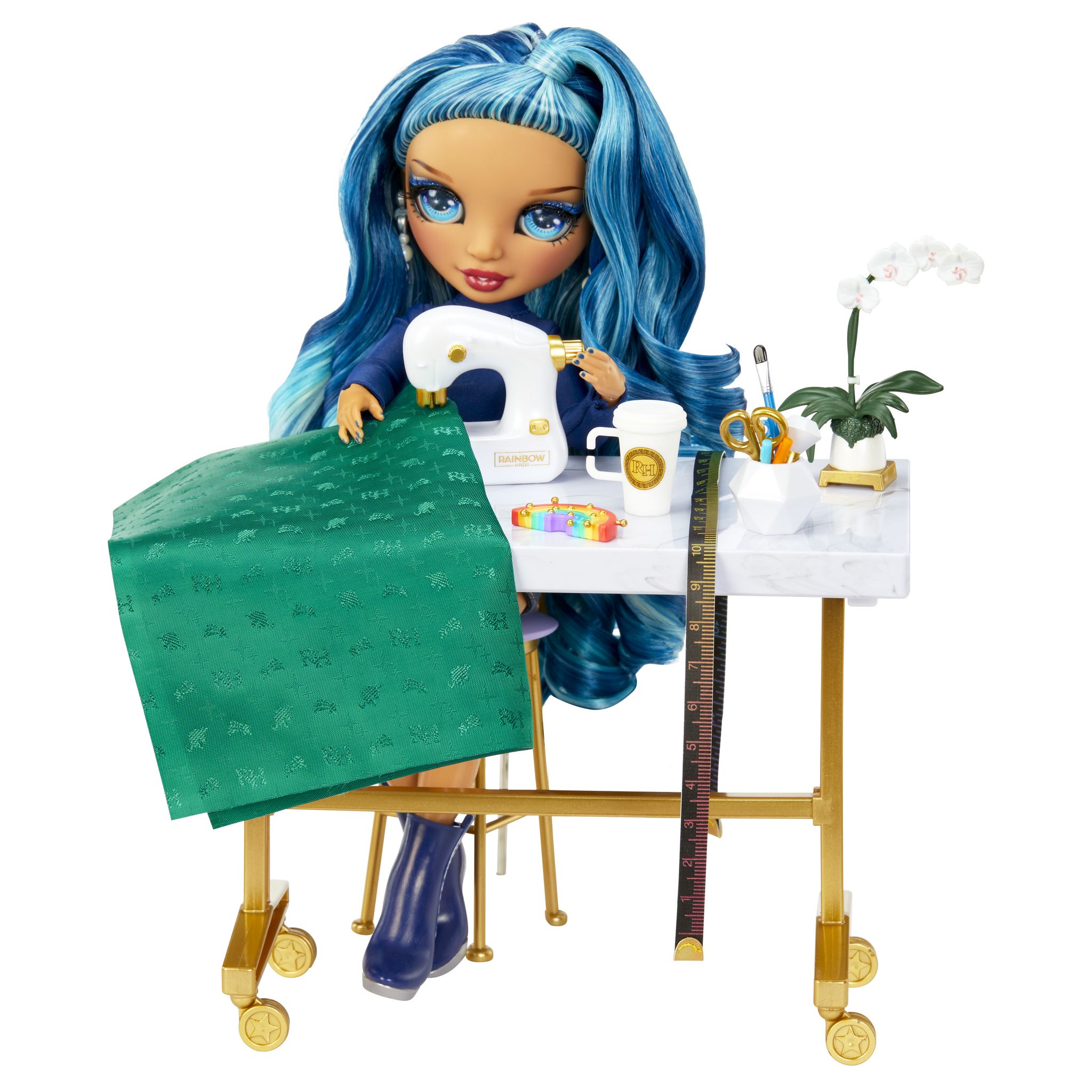 Voir la diapositive 3 : MGA Coffret Studio Rainbow High Dream and Design Fashion + Skyler