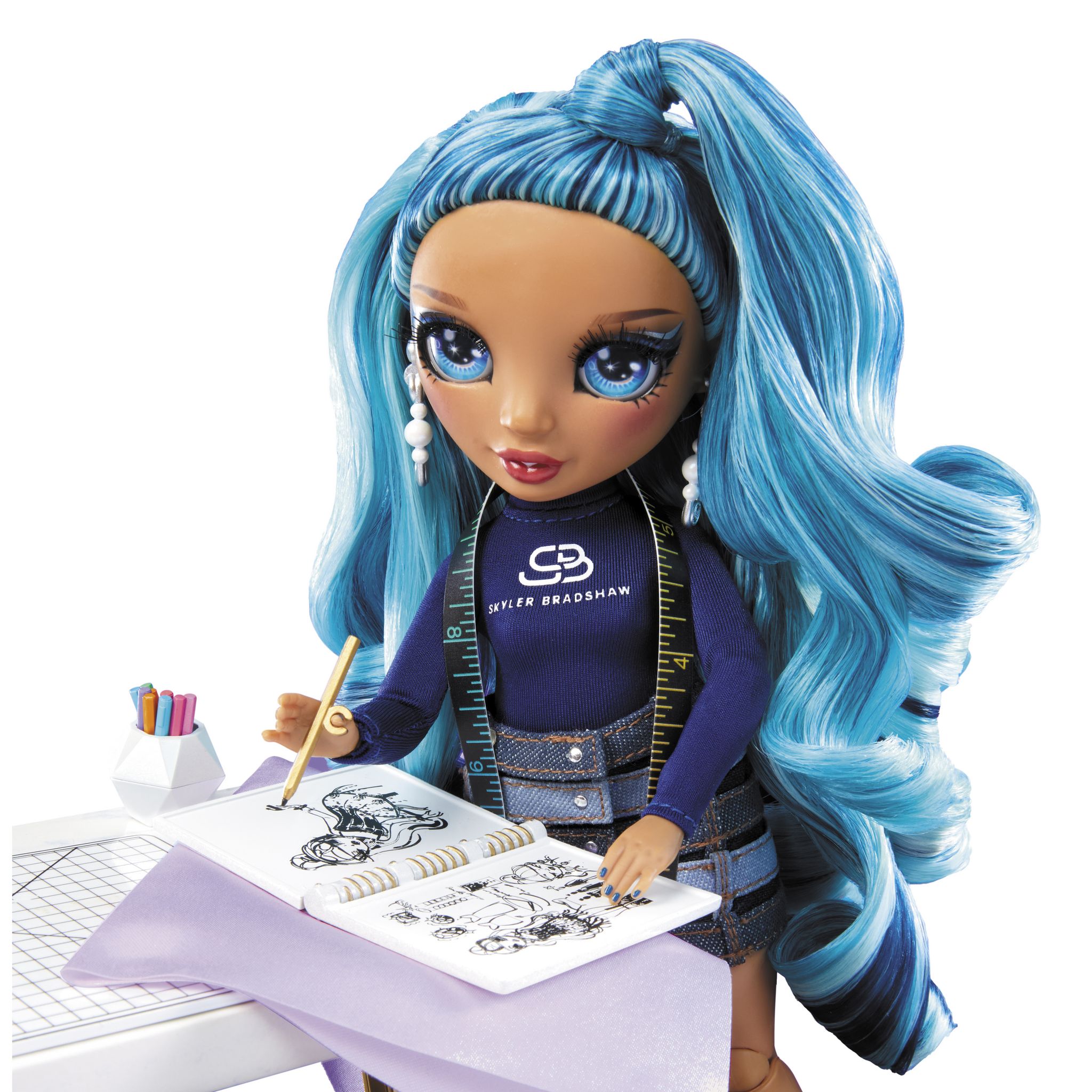 Voir la diapositive 6 : MGA Coffret Studio Rainbow High Dream and Design Fashion + Skyler