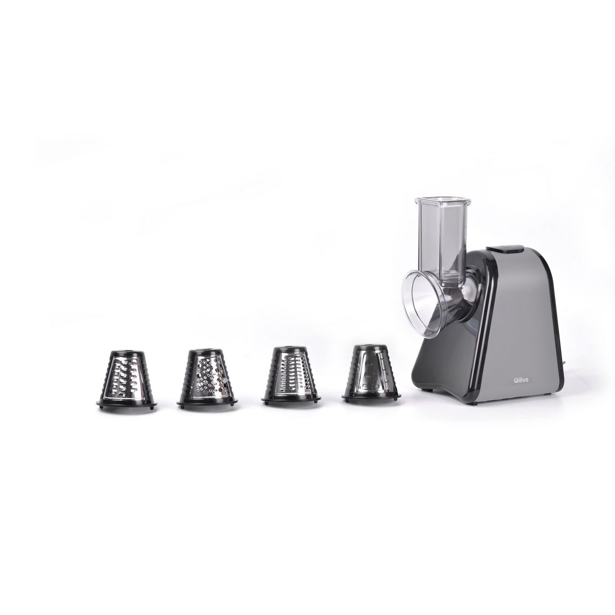 QILIVE Hachoir Salad Maker 4 en 1 Q.5765 - Gris