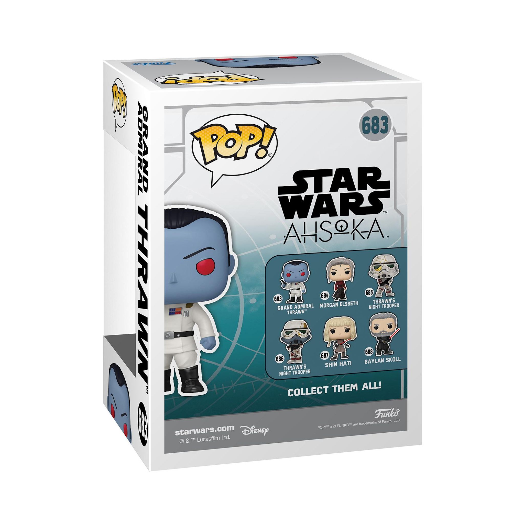 Voir la diapositive 3 : FUNKO Figurine Pop Star Wars Grand Admiral Thrawn