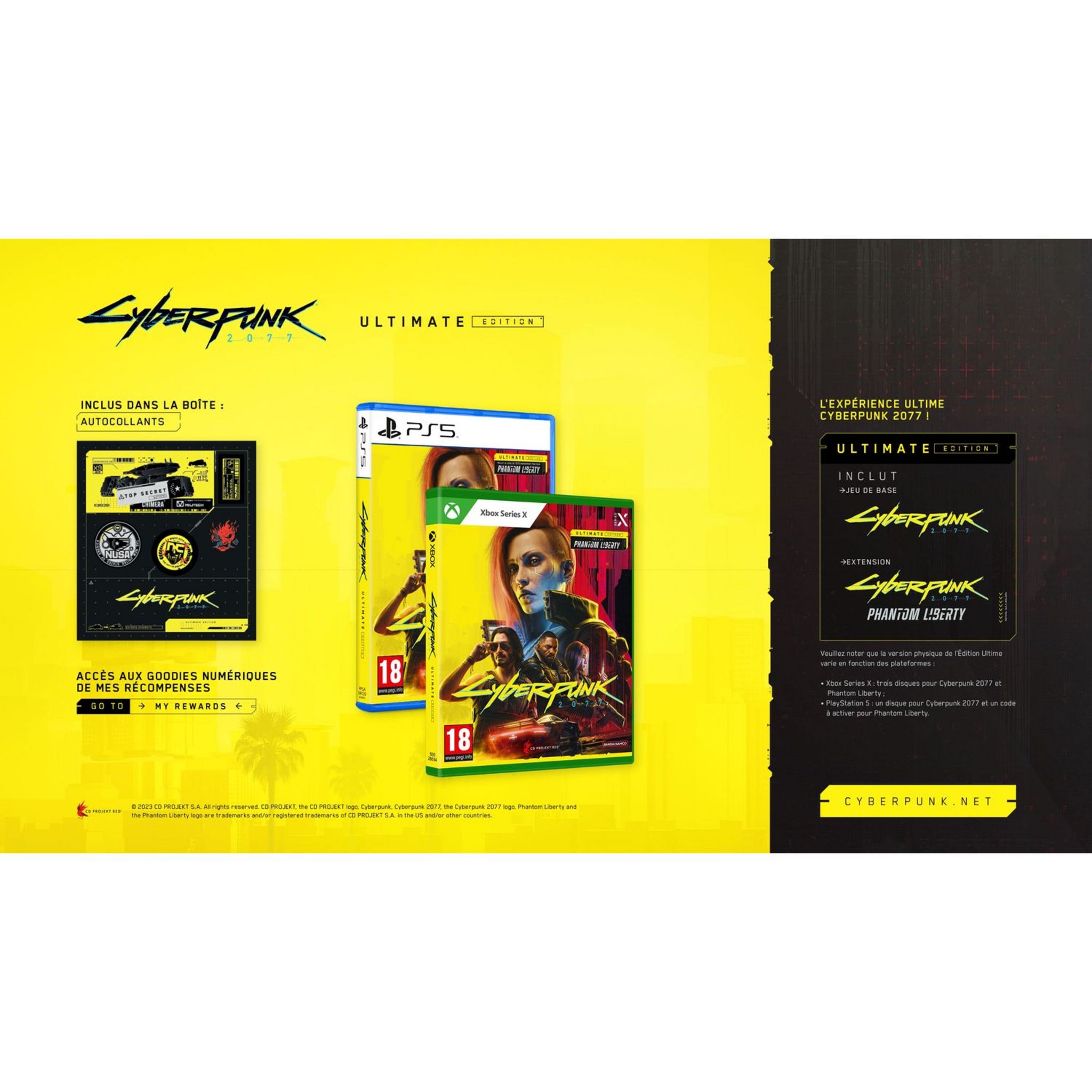 Voir la diapositive 2 : Cyberpunk 2077 - Ultimate Édition Xbox Series X