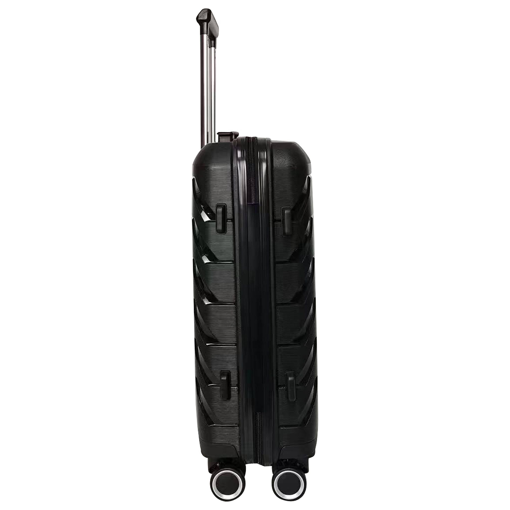 Voir la diapositive 2 : AIRPORT Valise cabine rigide noire Smart Trip 56x20x38cm