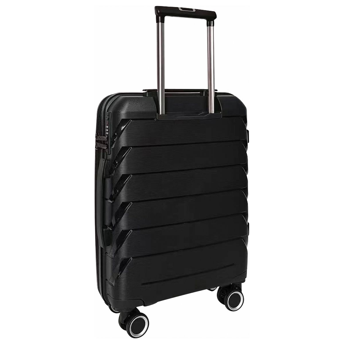 AIRPORT Valise cabine rigide noire Smart Trip 56x20x38cm