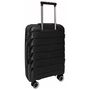 Voir la diapositive 3 : AIRPORT Valise cabine rigide noire Smart Trip 56x20x38cm
