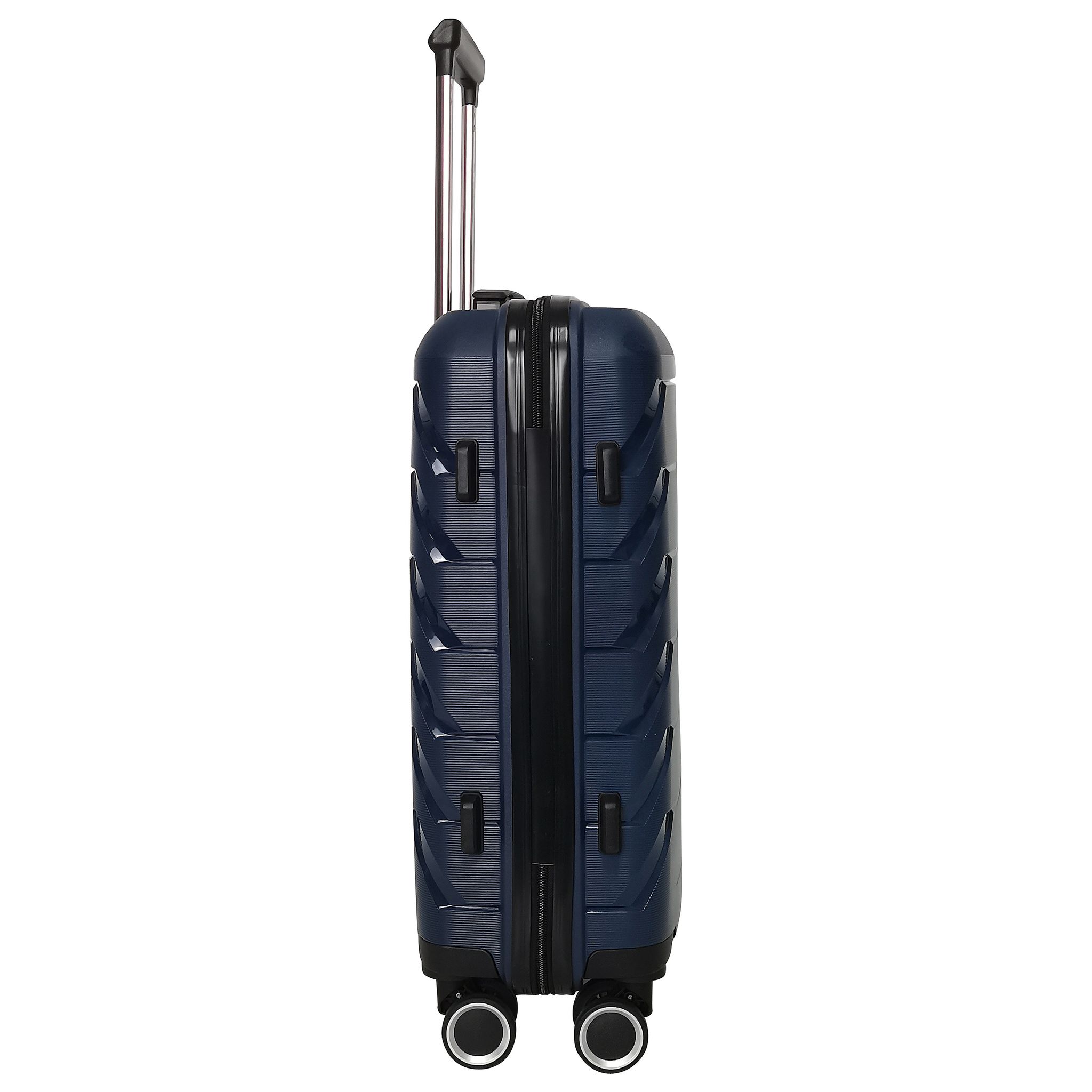Voir la diapositive 2 : AIRPORT Valise cabine rigide bleue Smart Trip 56x38x20cm