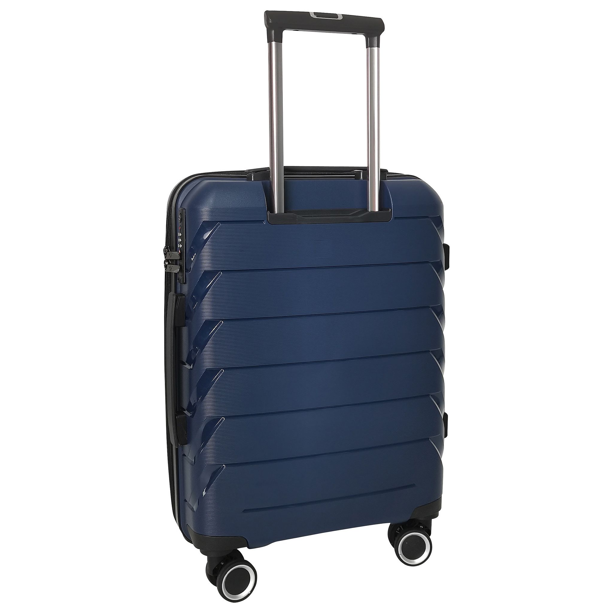 Voir la diapositive 3 : AIRPORT Valise cabine rigide bleue Smart Trip 56x38x20cm