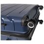 Voir la diapositive 5 : AIRPORT Valise cabine rigide bleue Smart Trip 56x38x20cm