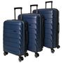 Voir la diapositive 8 : AIRPORT Valise cabine rigide bleue Smart Trip 56x38x20cm