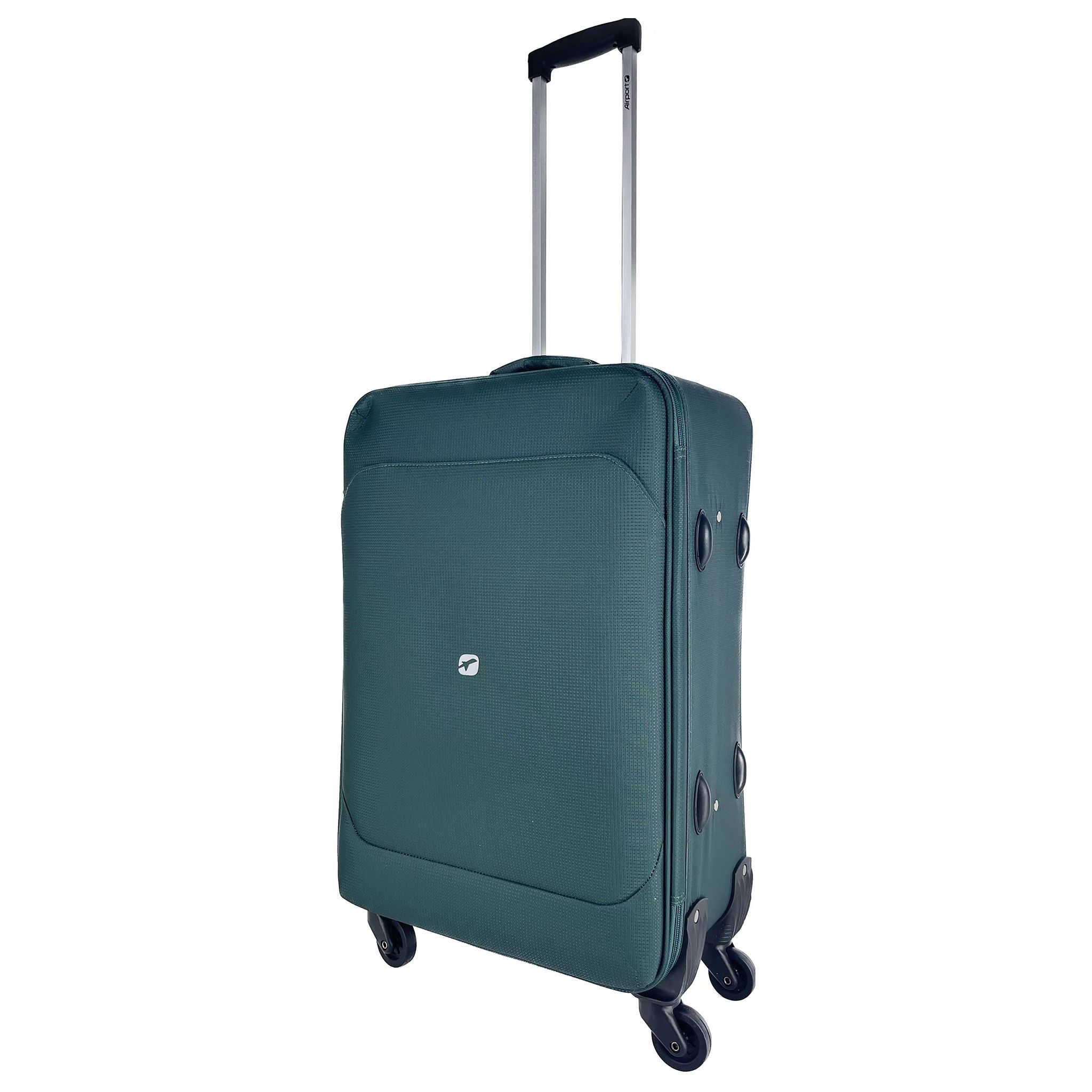 Voir la diapositive 2 : AIRPORT Valise souple verte Easy Sky 65x42x22cm