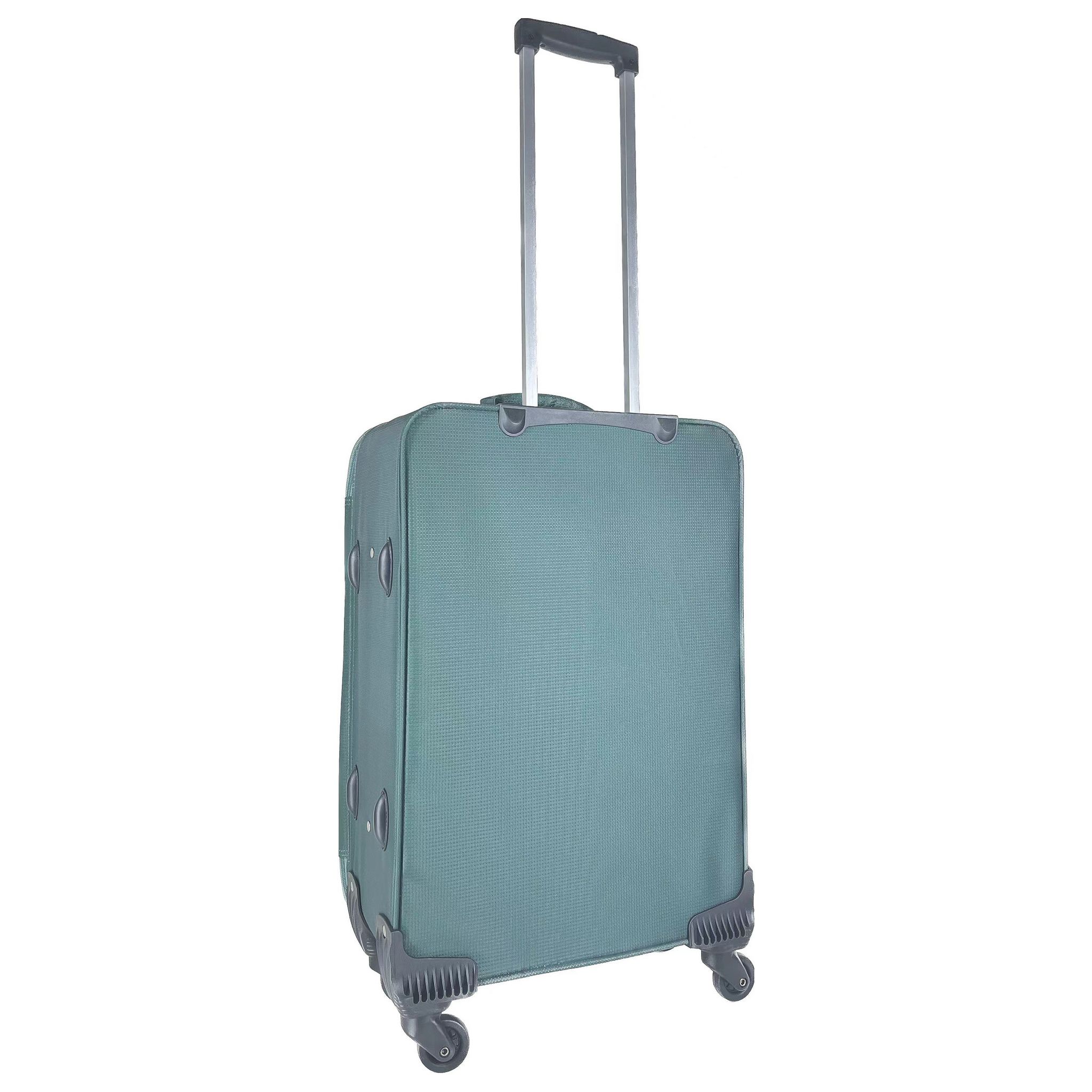 Voir la diapositive 9 : AIRPORT Valise souple verte Easy Sky 65x42x22cm