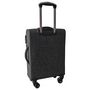 Voir la diapositive 3 : AIRPORT Valise cabine souple noire Poly Soft 55x35x20cm