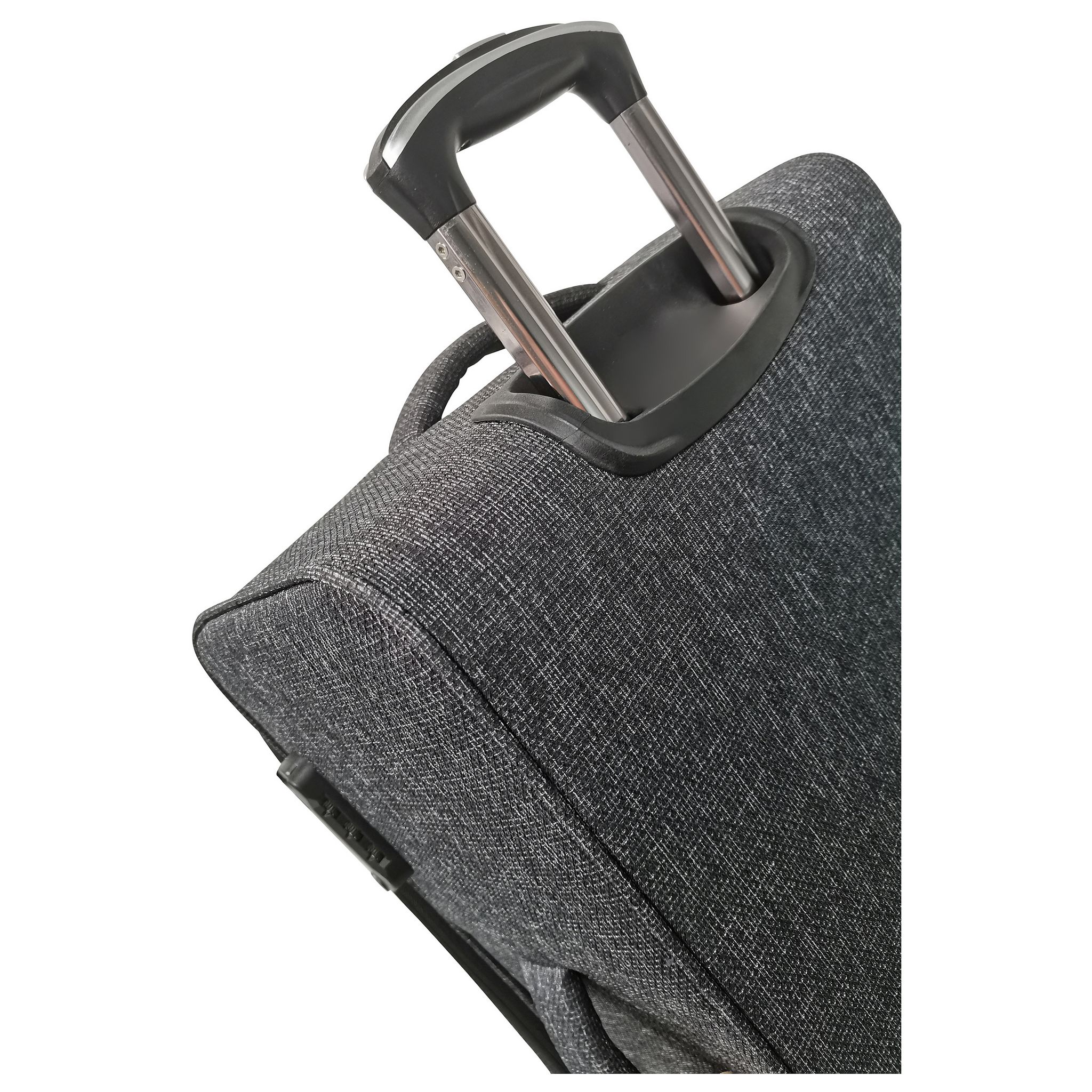 Voir la diapositive 4 : AIRPORT Valise cabine souple noire Poly Soft 55x35x20cm