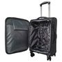 Voir la diapositive 6 : AIRPORT Valise cabine souple noire Poly Soft 55x35x20cm