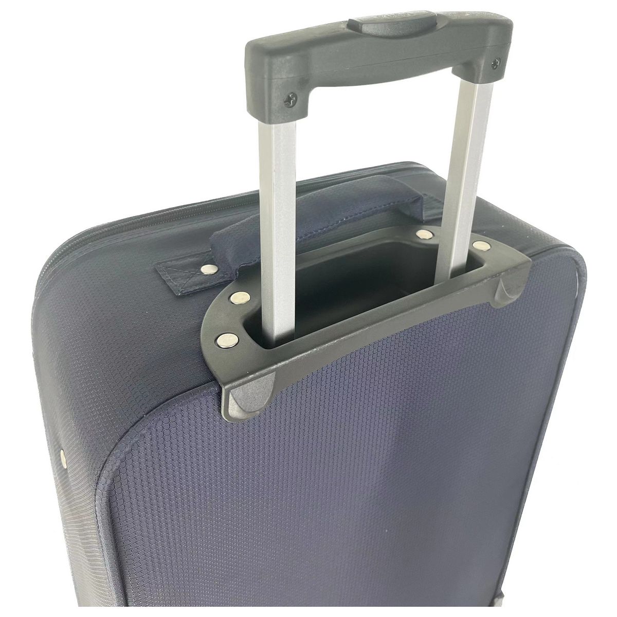 AIRPORT Valise cabine souple bleue Easy Sky 55x35x18cm