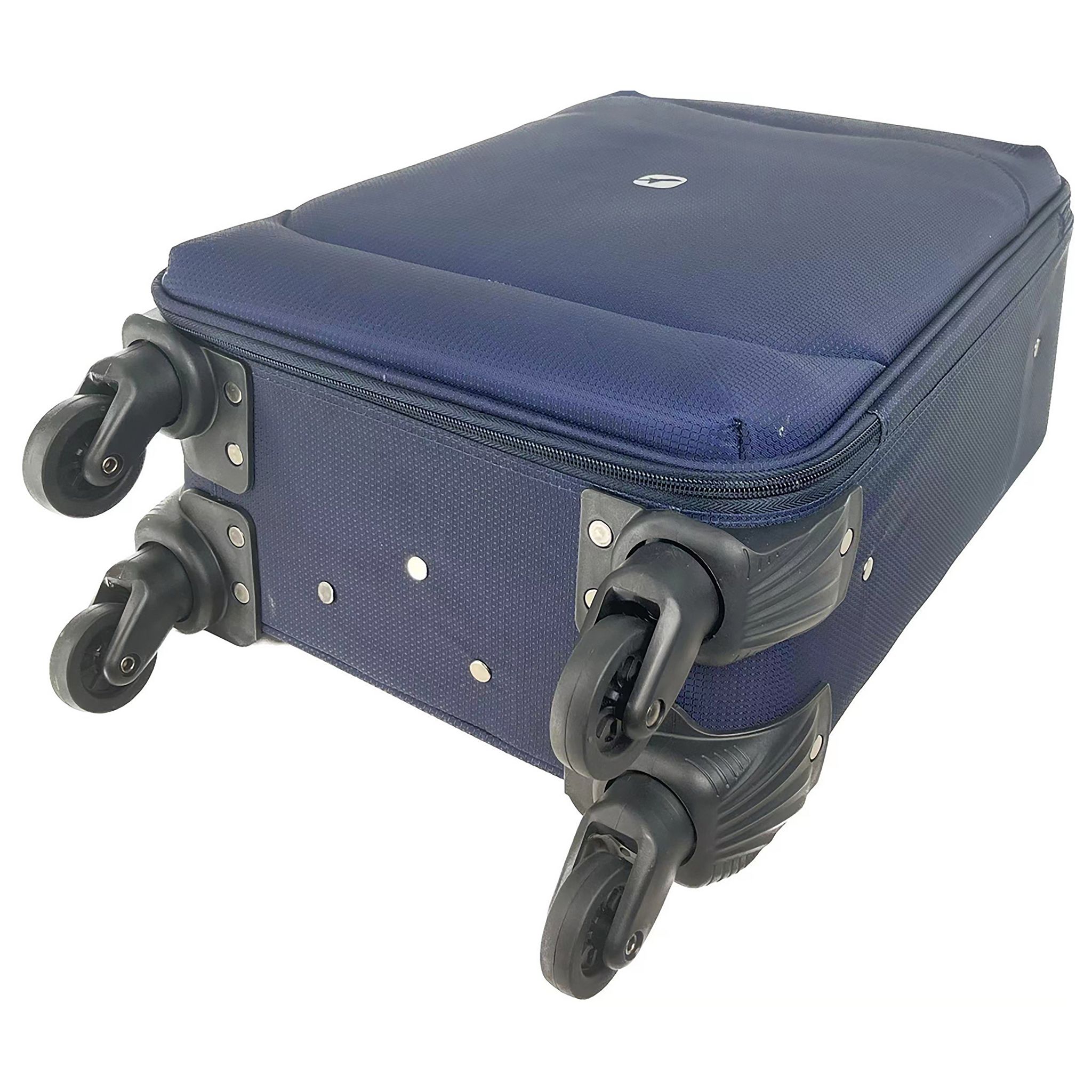 Voir la diapositive 5 : AIRPORT Valise cabine souple bleue Easy Sky 55x35x18cm