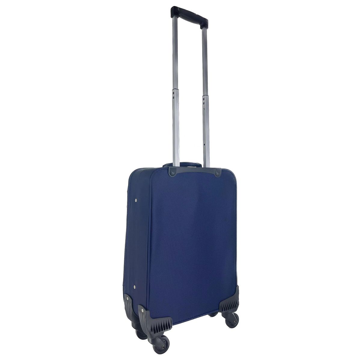 AIRPORT Valise cabine souple bleue Easy Sky 55x35x18cm