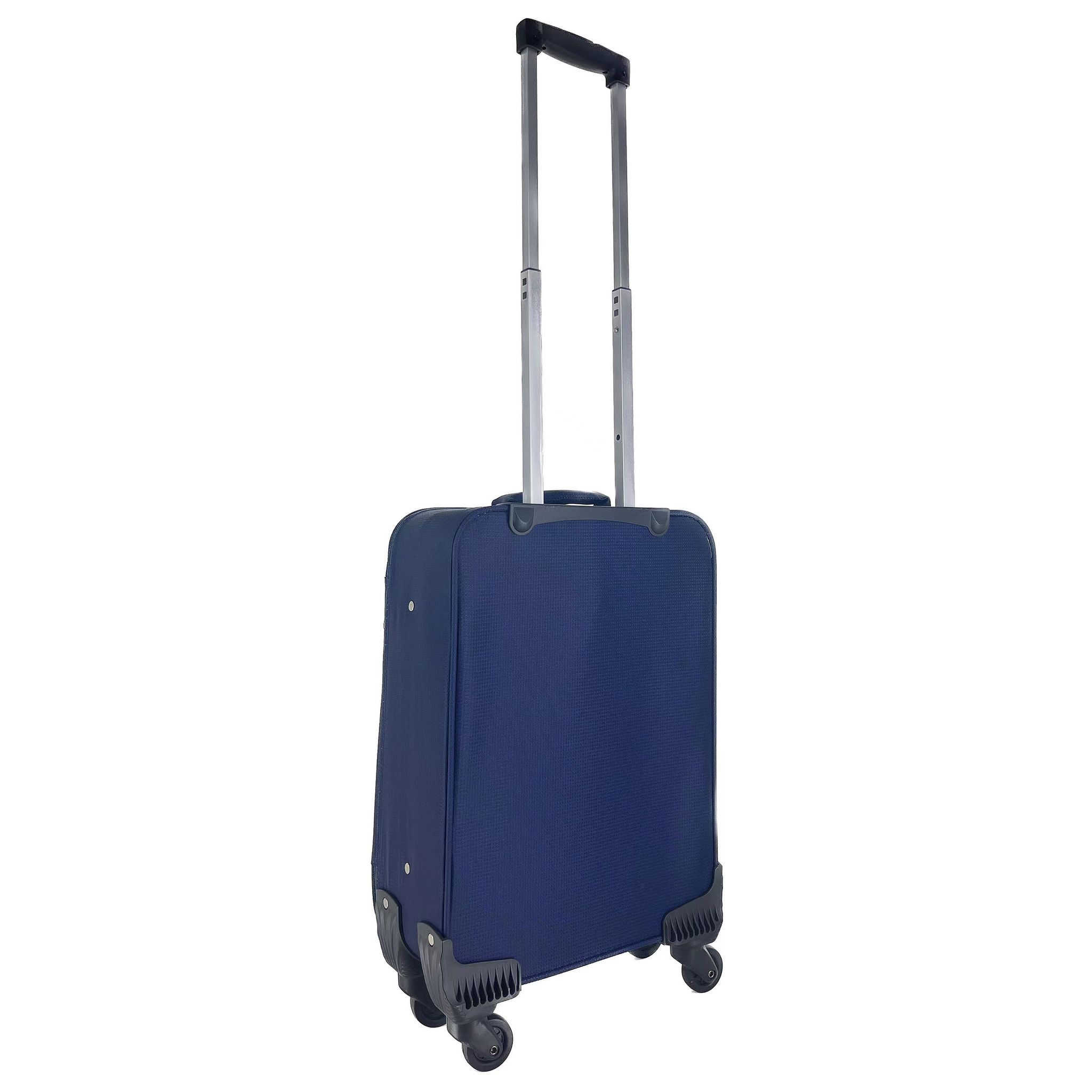 Voir la diapositive 9 : AIRPORT Valise cabine souple bleue Easy Sky 55x35x18cm