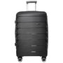 Voir la diapositive 1 : AIRPORT Valise rigide noire Smart Trip 65x44x29cm