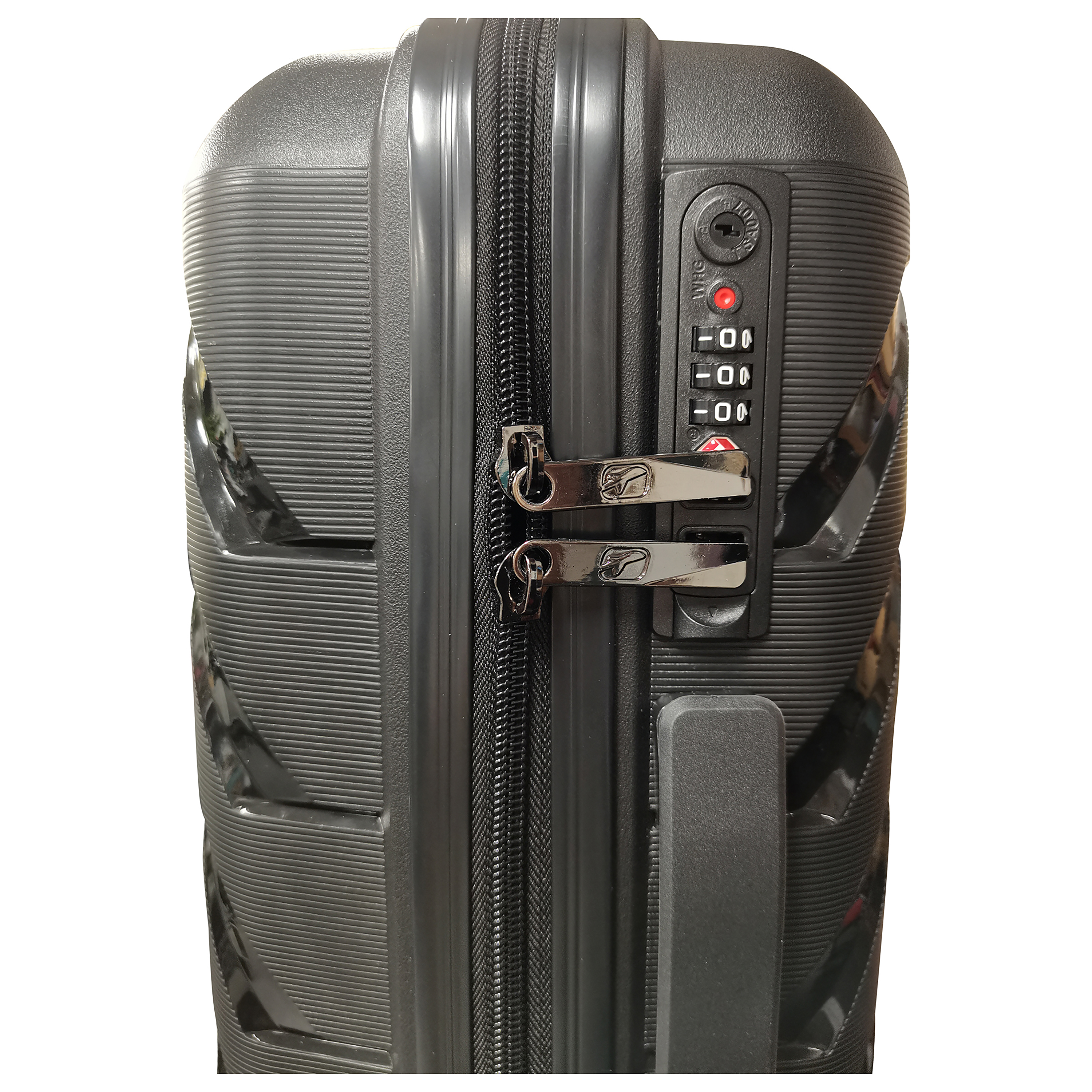 Voir la diapositive 7 : AIRPORT Valise rigide noire Smart Trip 65x44x29cm