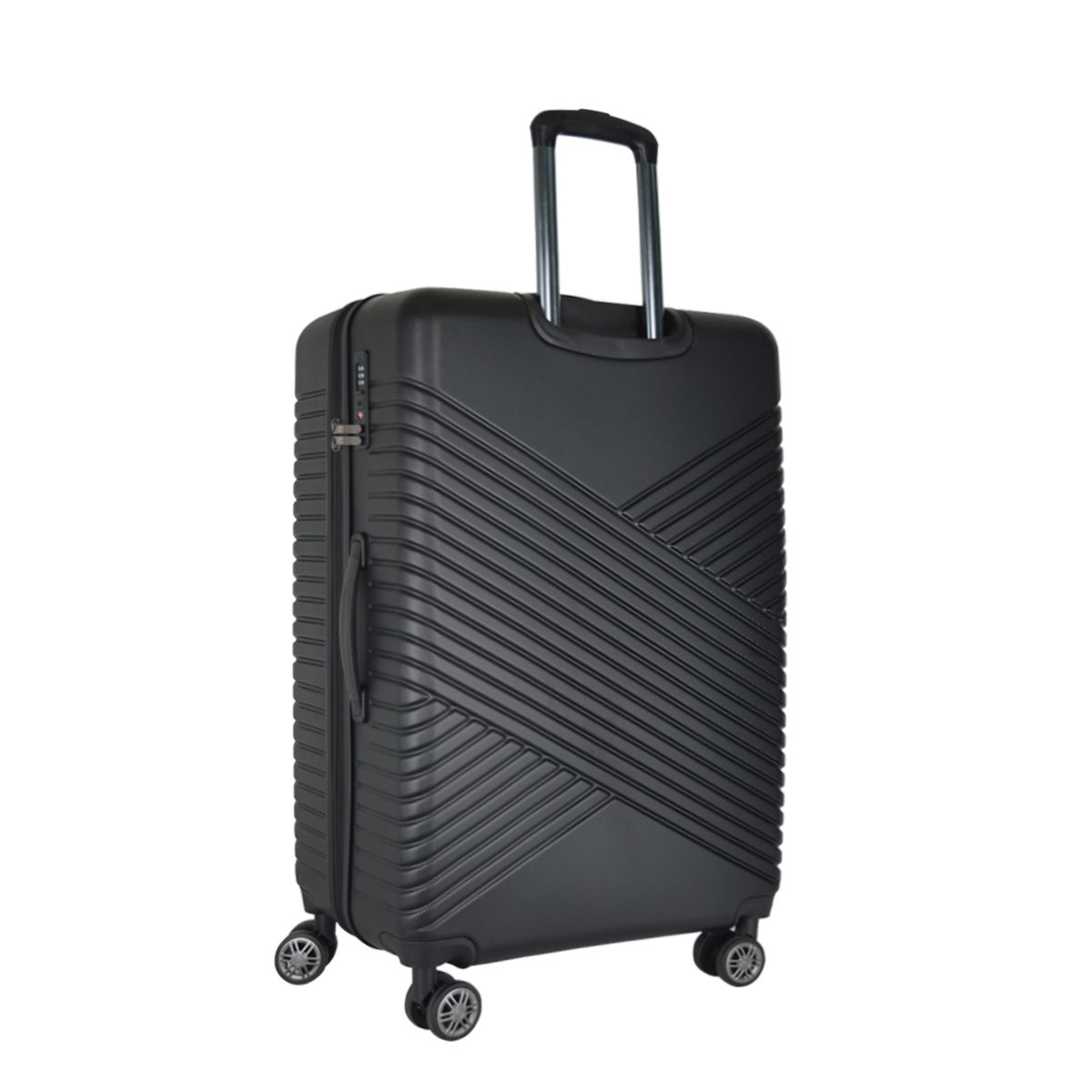 AIRPORT Grande Valise rigide noire Xtrip 76x49x29cm
