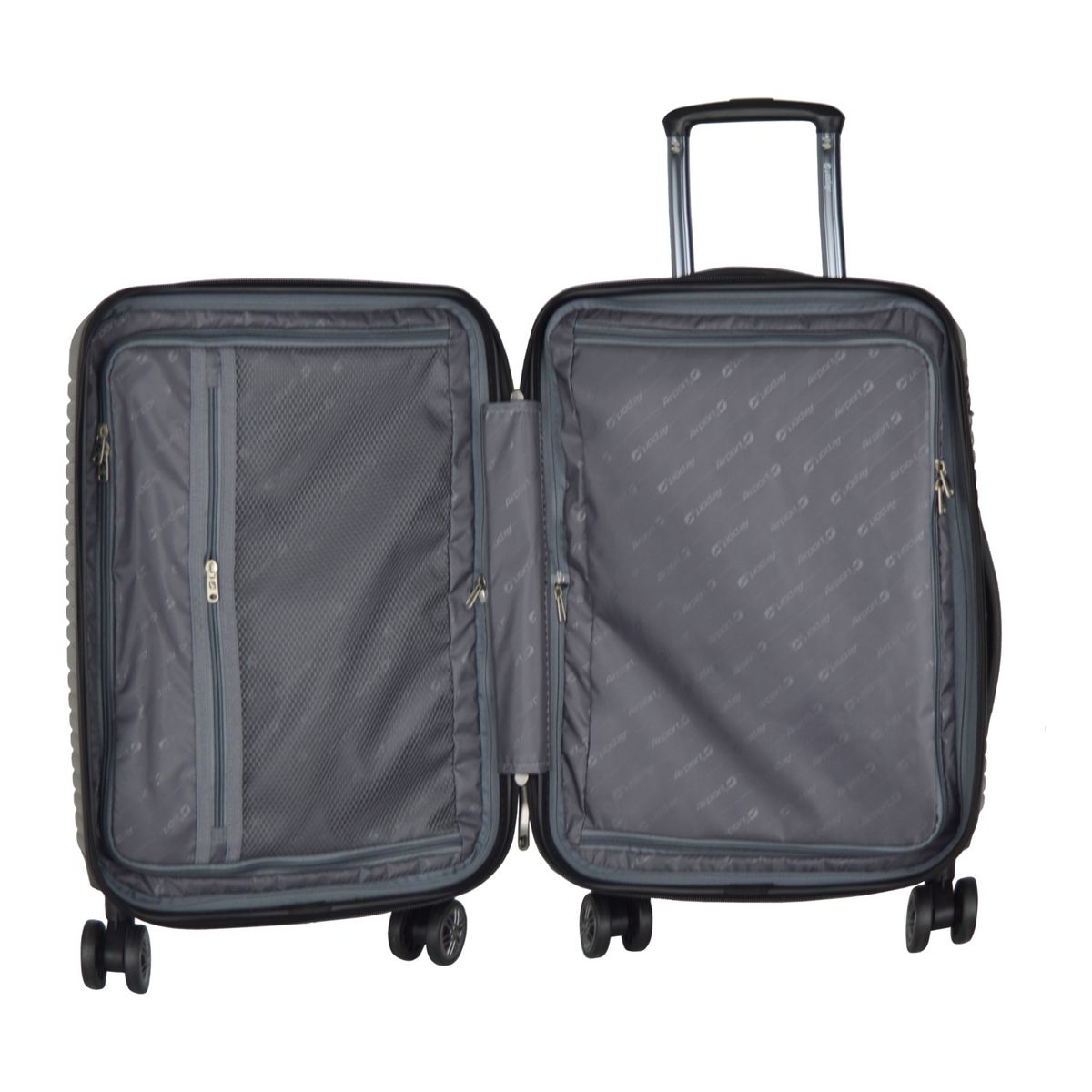 AIRPORT Grande Valise rigide noire Xtrip 76x49x29cm