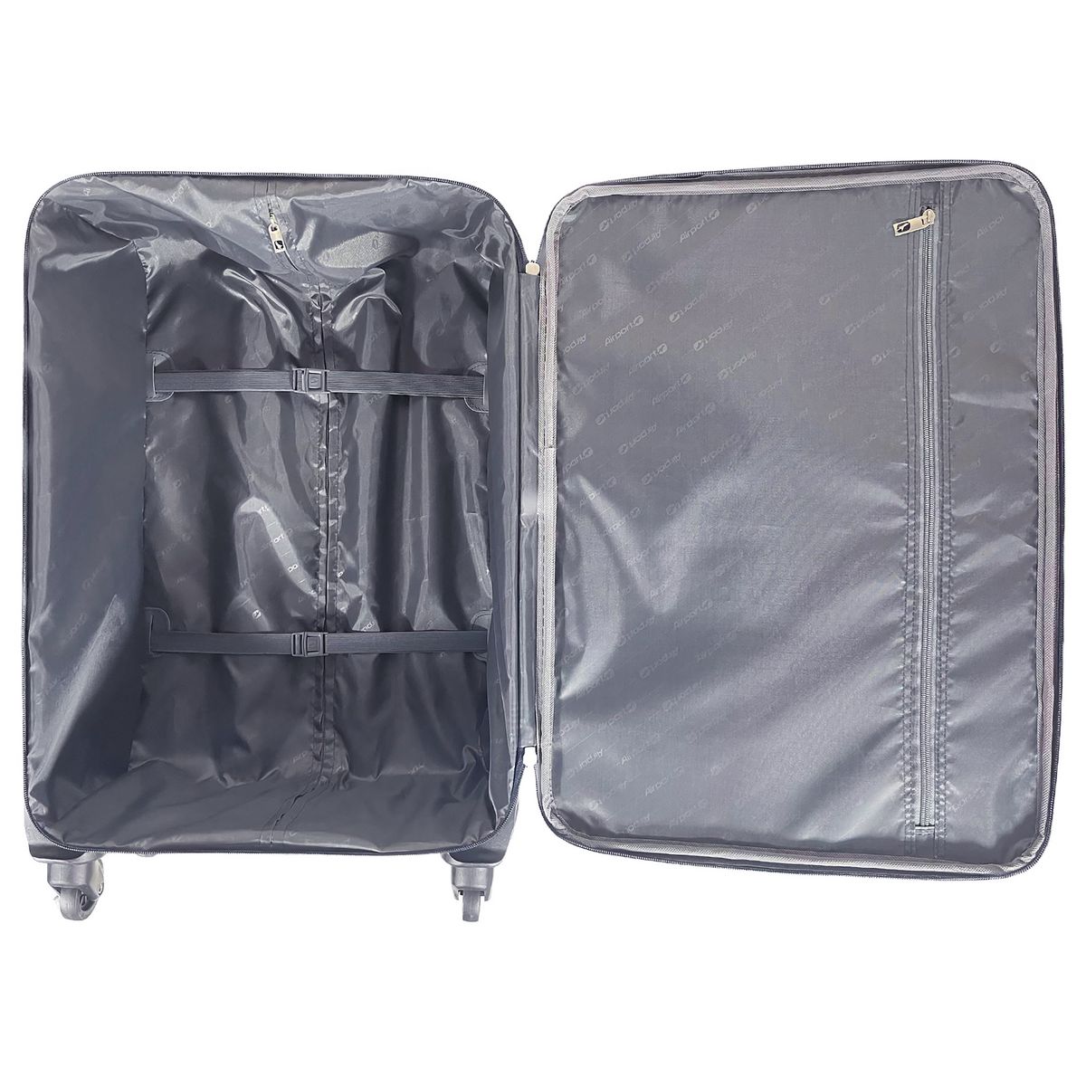 AIRPORT Grande Valise souple bleue Easy Sky 75x48x24cm