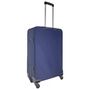 Voir la diapositive 9 : AIRPORT Grande Valise souple bleue Easy Sky 75x48x24cm