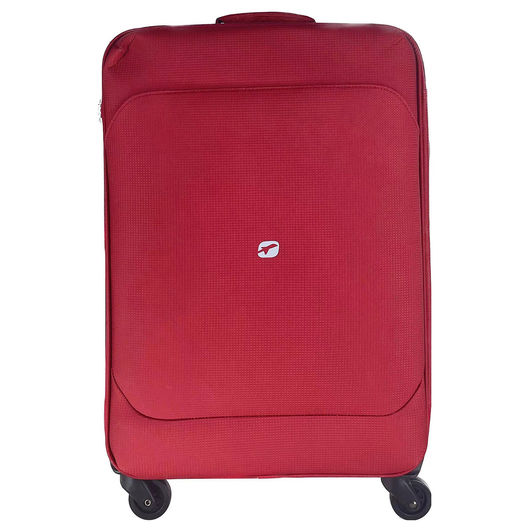 Voir la diapositive 14 : AIRPORT Valise souple rouge Easy Sky 65x42x22cm