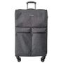 Voir la diapositive 1 : AIRPORT Grande Valise souple noire Poly Soft 75x45x30cm