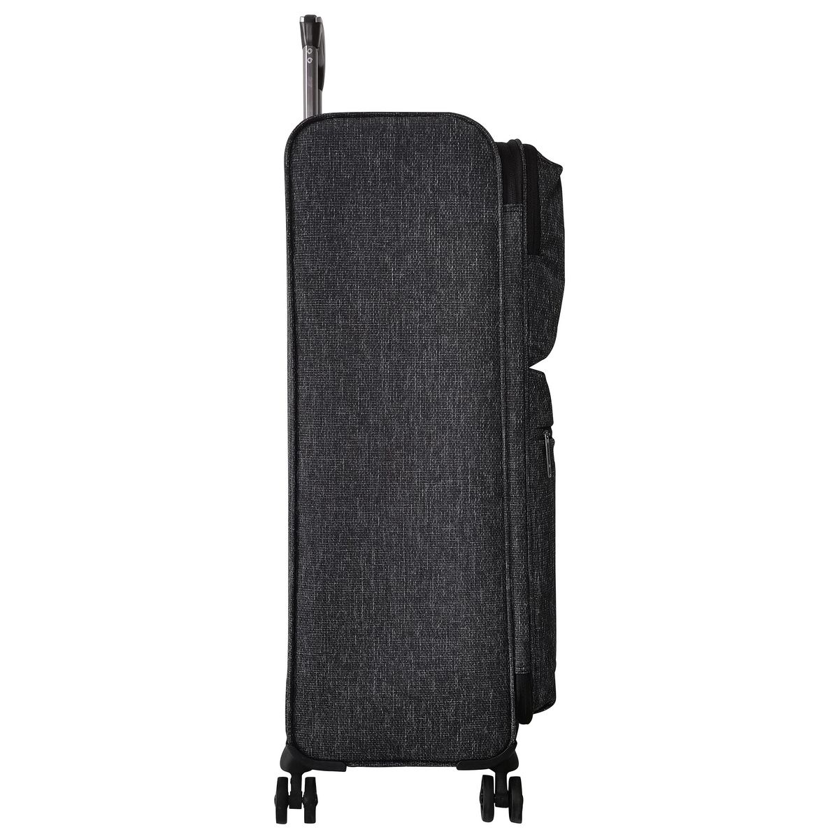 AIRPORT Grande Valise souple noire Poly Soft 75x45x30cm