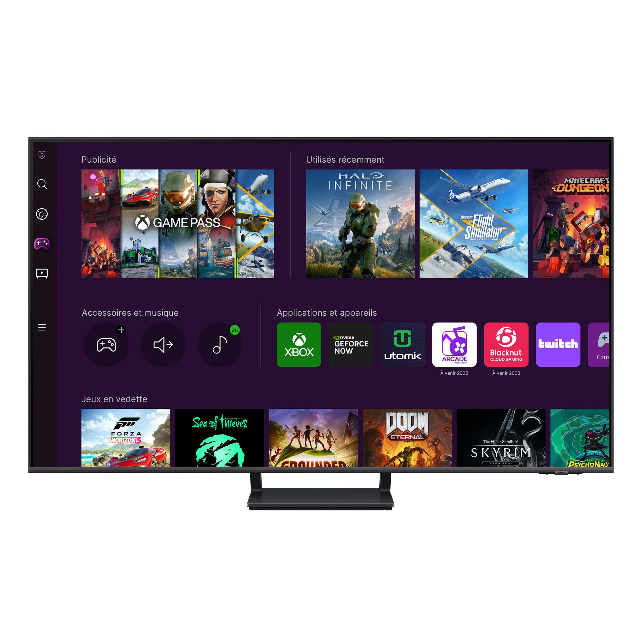 Voir la diapositive 2 : SAMSUNG TQ75Q70CATXXC 2023 TV QLED 4K Ultra HD 189 cm Smart TV