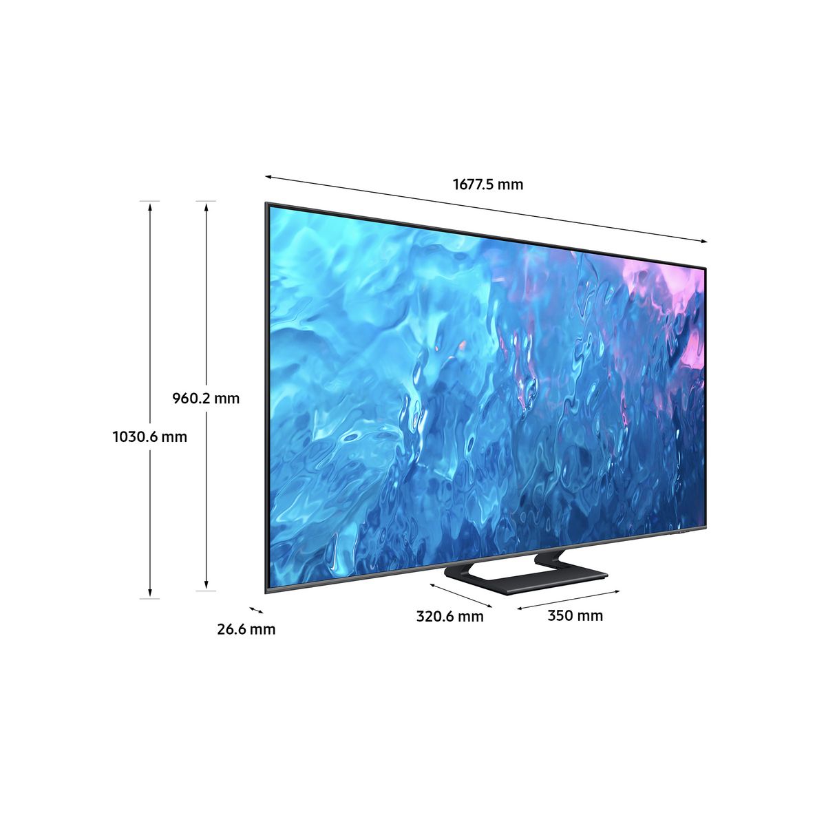 SAMSUNG TQ75Q70CATXXC 2023 TV QLED 4K Ultra HD 189 cm Smart TV