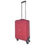 Voir la diapositive 2 : AIRPORT Valise cabine souple rouge Easy Sky 55x35x18cm