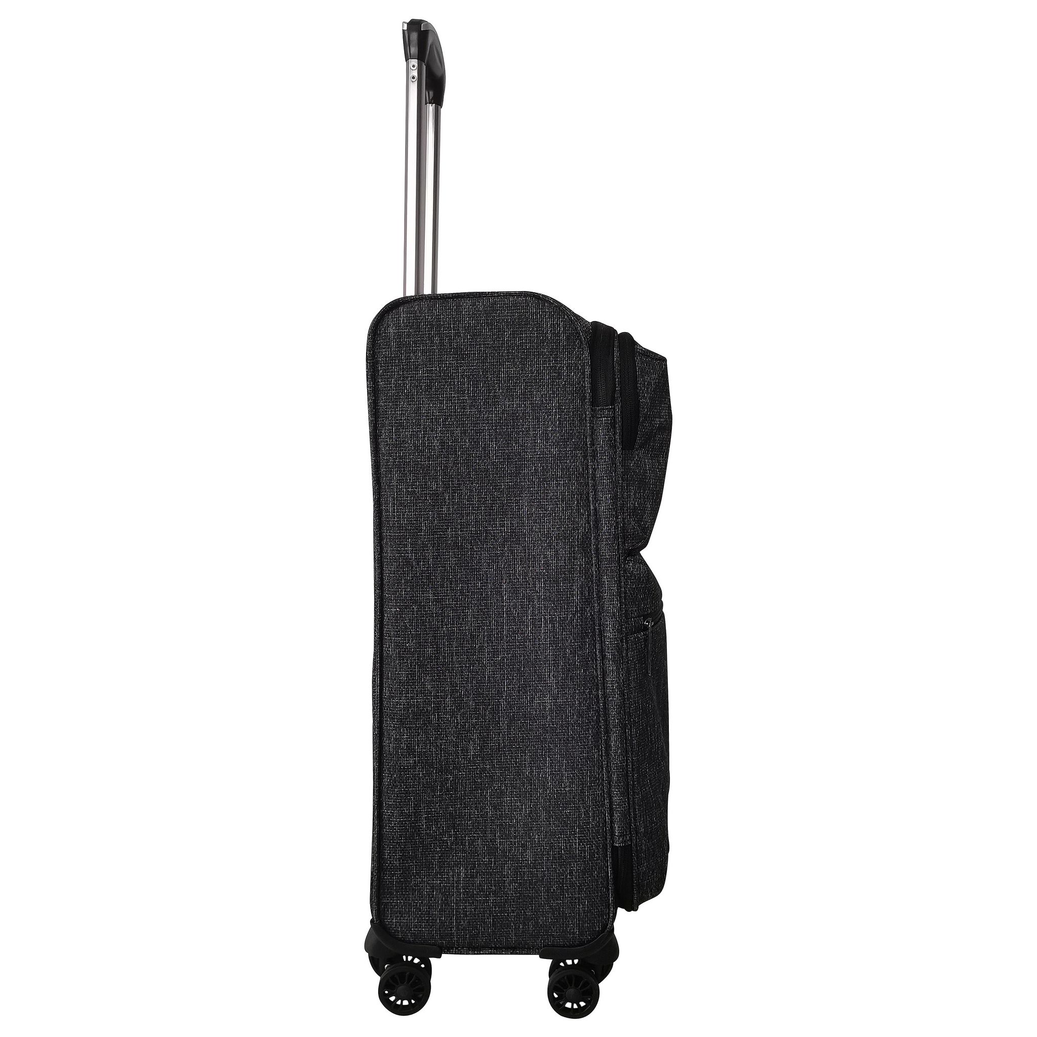 Voir la diapositive 2 : AIRPORT Valise souple noire Poly Soft 65x40x25cm