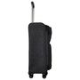 Voir la diapositive 2 : AIRPORT Valise souple noire Poly Soft 65x40x25cm