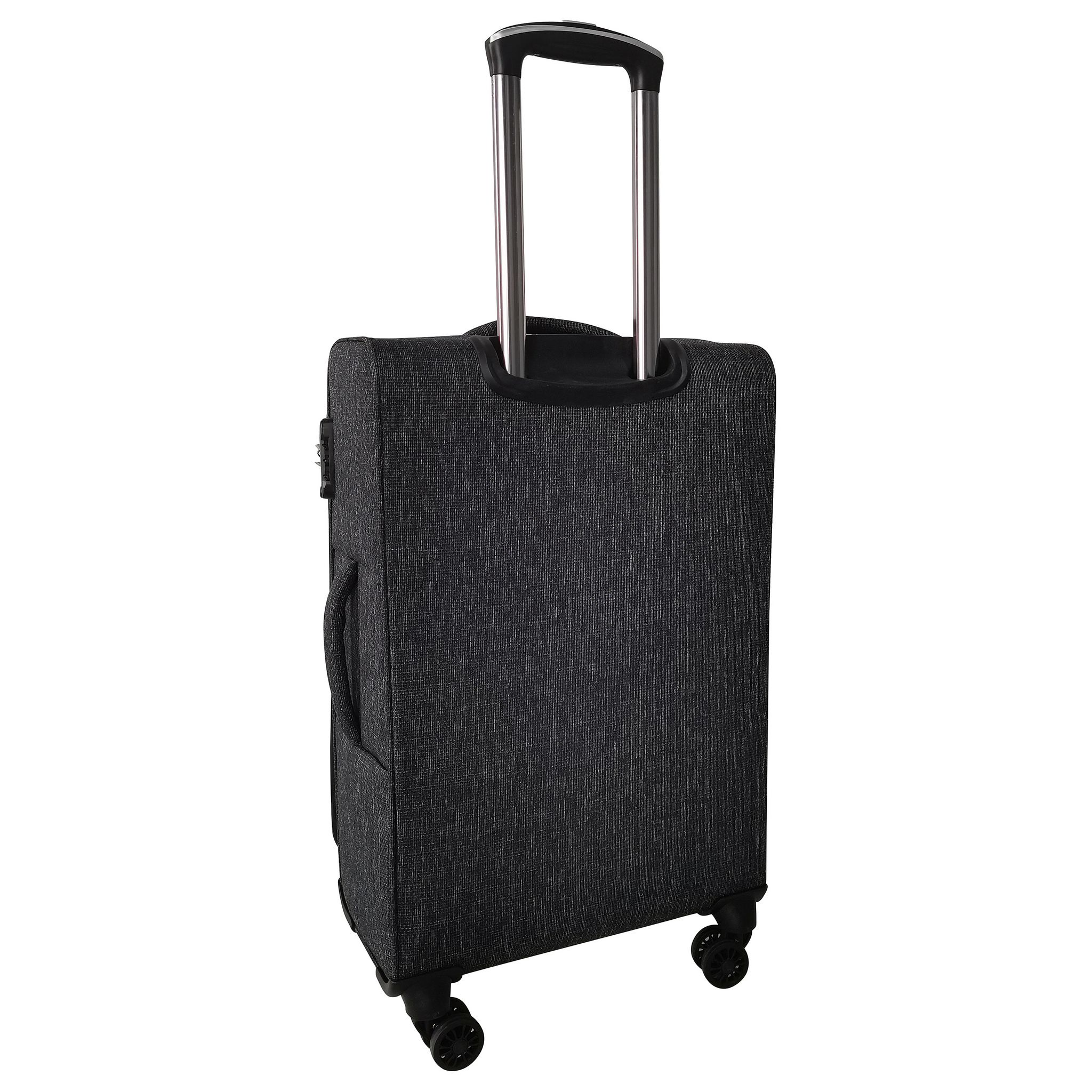Voir la diapositive 3 : AIRPORT Valise souple noire Poly Soft 65x40x25cm
