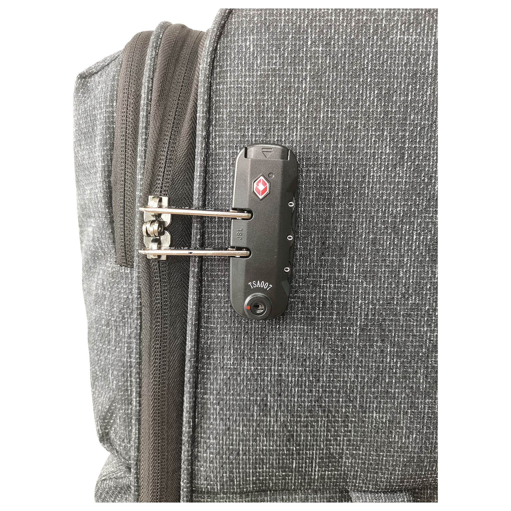 Voir la diapositive 7 : AIRPORT Valise souple noire Poly Soft 65x40x25cm