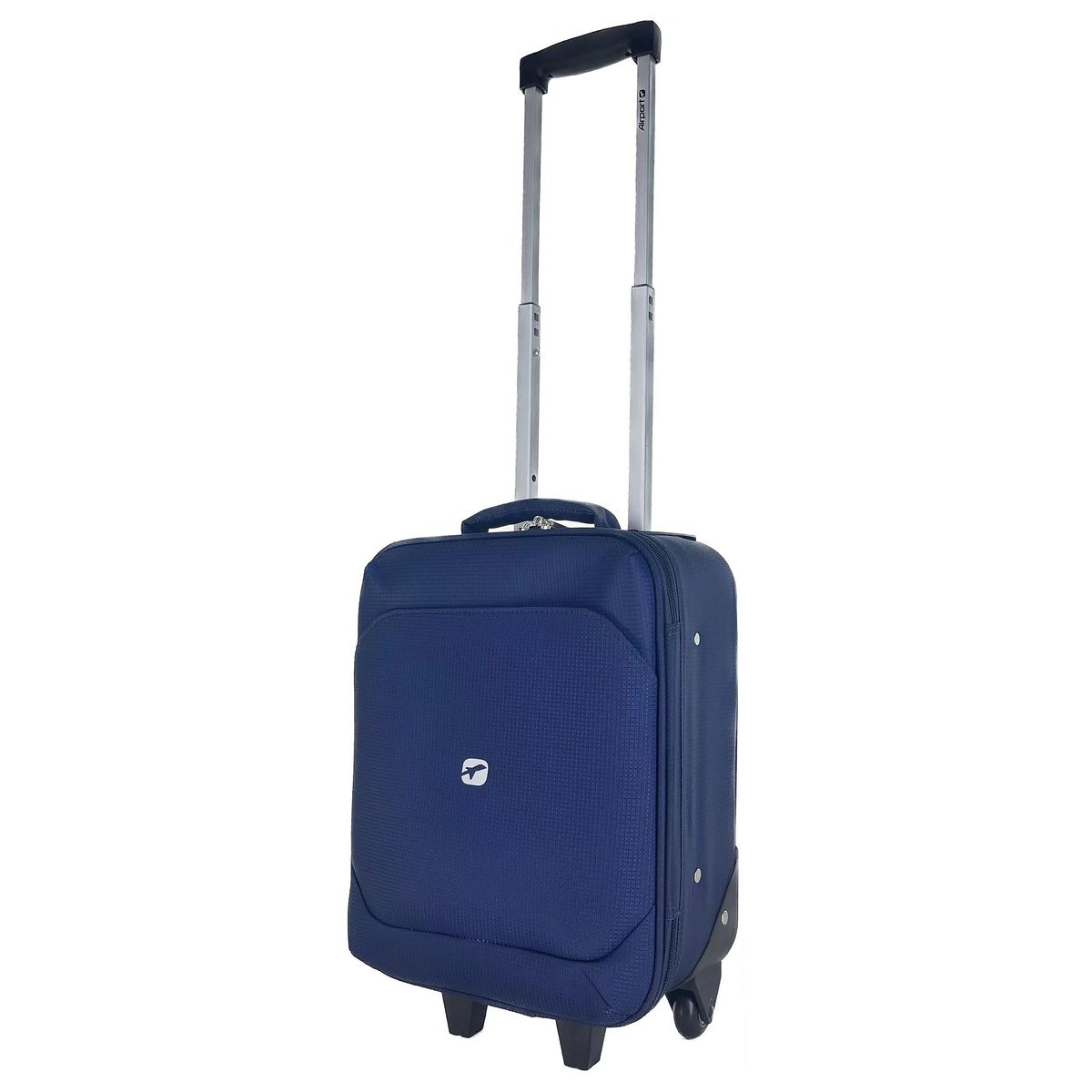 AIRPORT Valise cabine souple bleue Easy Sky 42x30x15cm