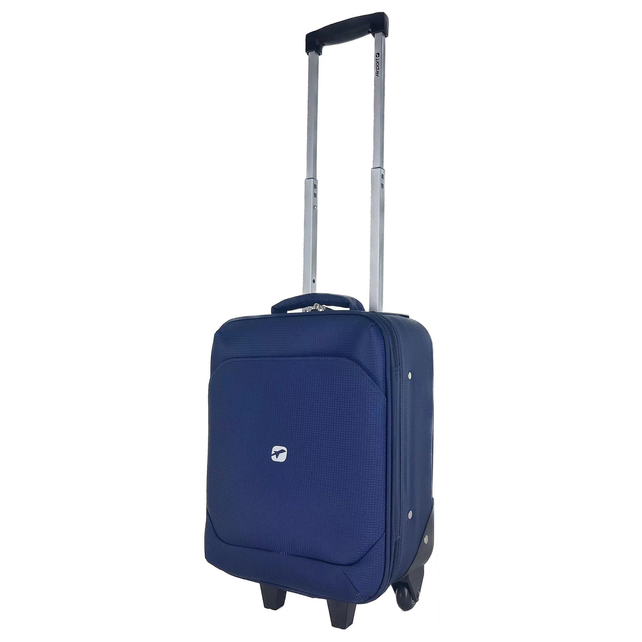 Voir la diapositive 2 : AIRPORT Valise cabine souple bleue Easy Sky 42x30x15cm