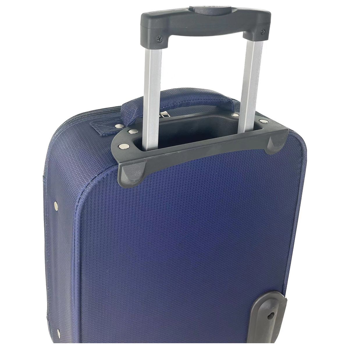 AIRPORT Valise cabine souple bleue Easy Sky 42x30x15cm