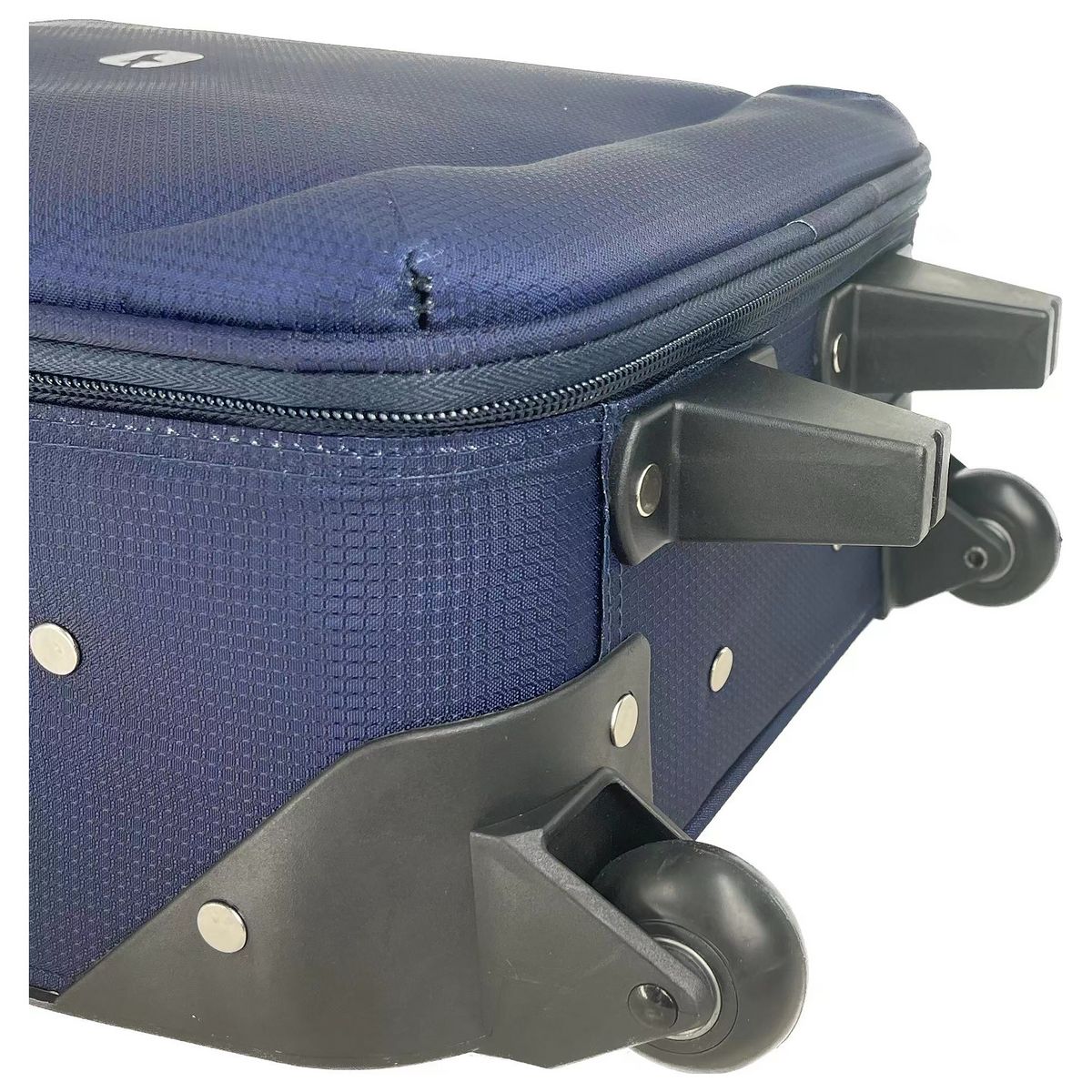 AIRPORT Valise cabine souple bleue Easy Sky 42x30x15cm