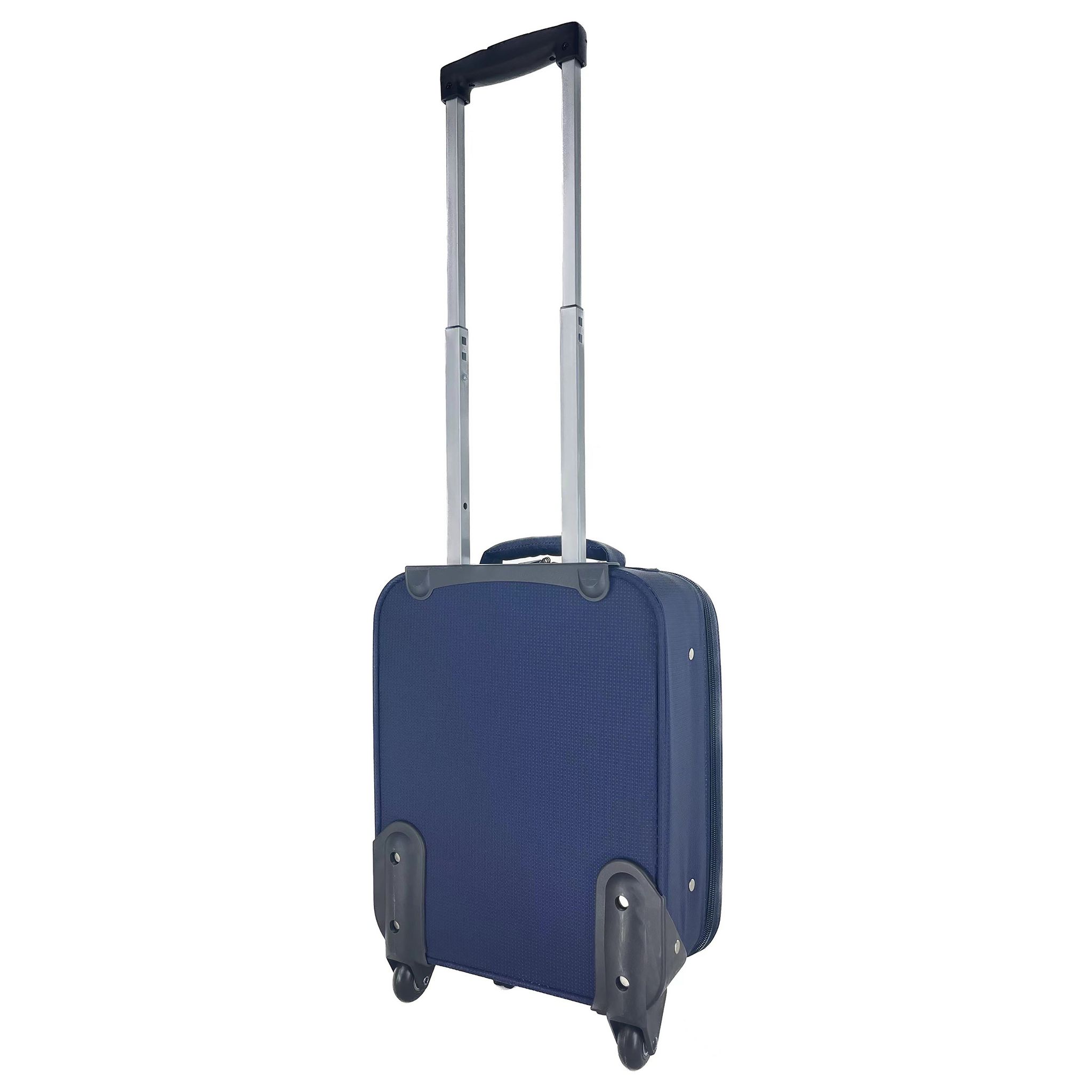 Voir la diapositive 3 : AIRPORT Valise cabine souple bleue Easy Sky 42x30x15cm